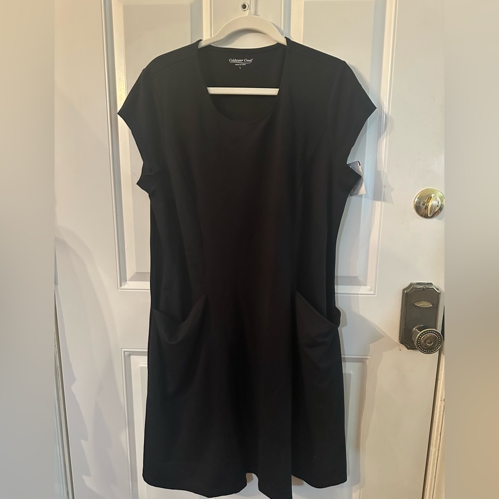 Coldwater Creek Classic Black Dress